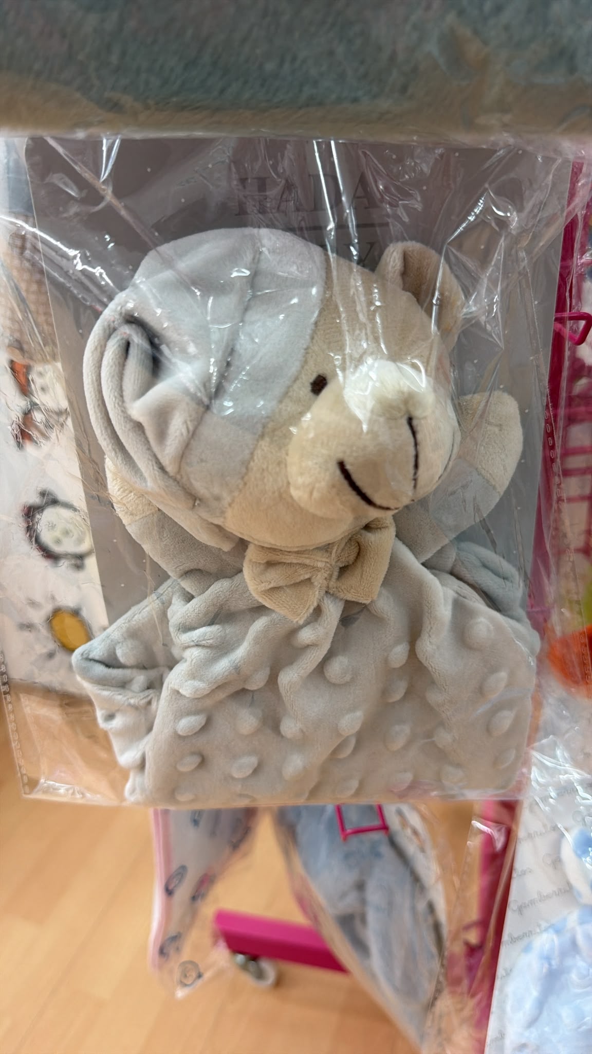 Manta de apego osito beige Hada Baby — fotografía del producto