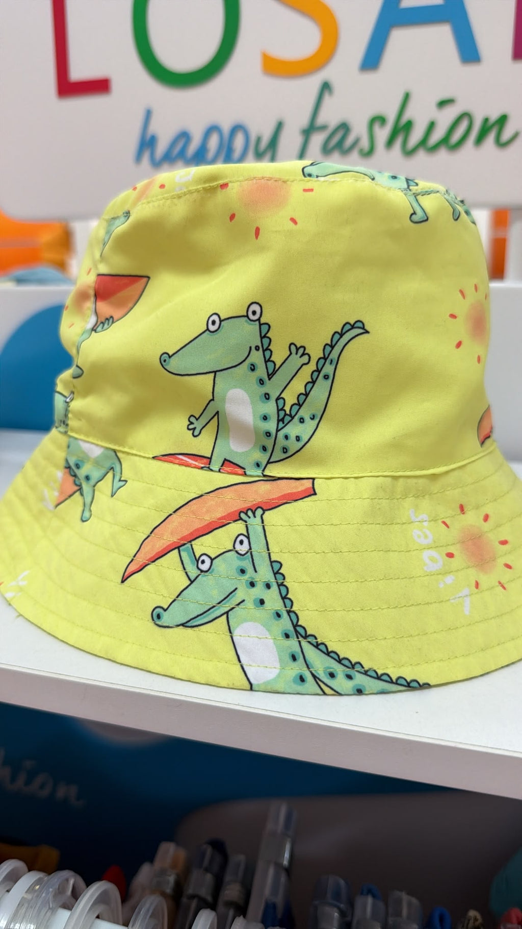 Gorro pescador infantil Cocodrilos — fotografía del producto