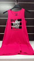 Vestido juvenil Losan fucsia I Love You More — fotografía del producto