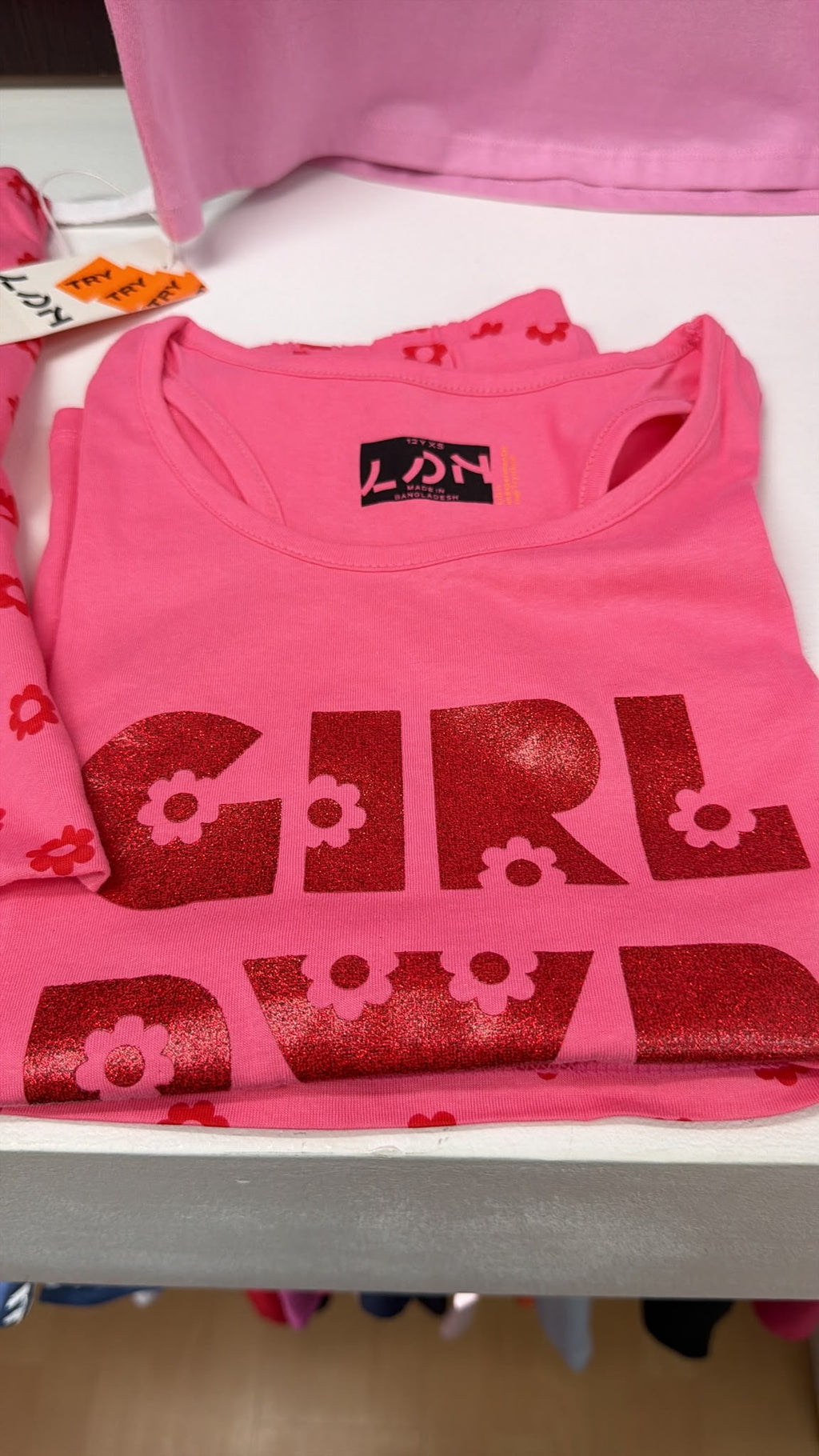 Pijama niña Losan Girl Power rosa — fotografía del producto