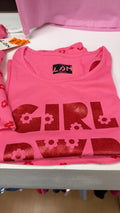 Pijama niña Losan Girl Power rosa — fotografía del producto