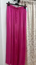 Pantalón palazzo fluido mujer fucsia — fotografía del producto