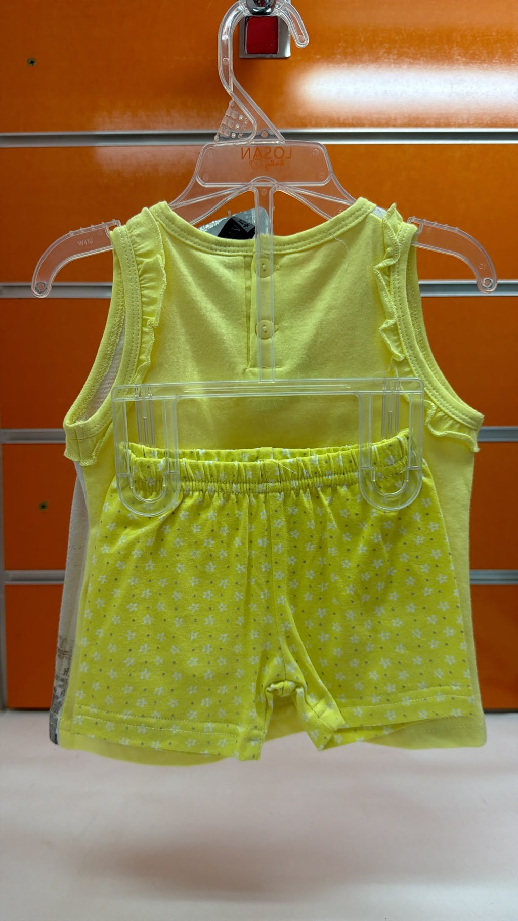 Conjunto bebé Losan París lima y amarillo — fotografía del producto