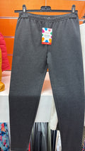 Leggings largos gris antracita para niña — fotografía del producto
