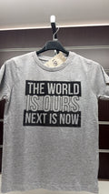 Camiseta niño Losan gris The World Is Ours — fotografía del producto