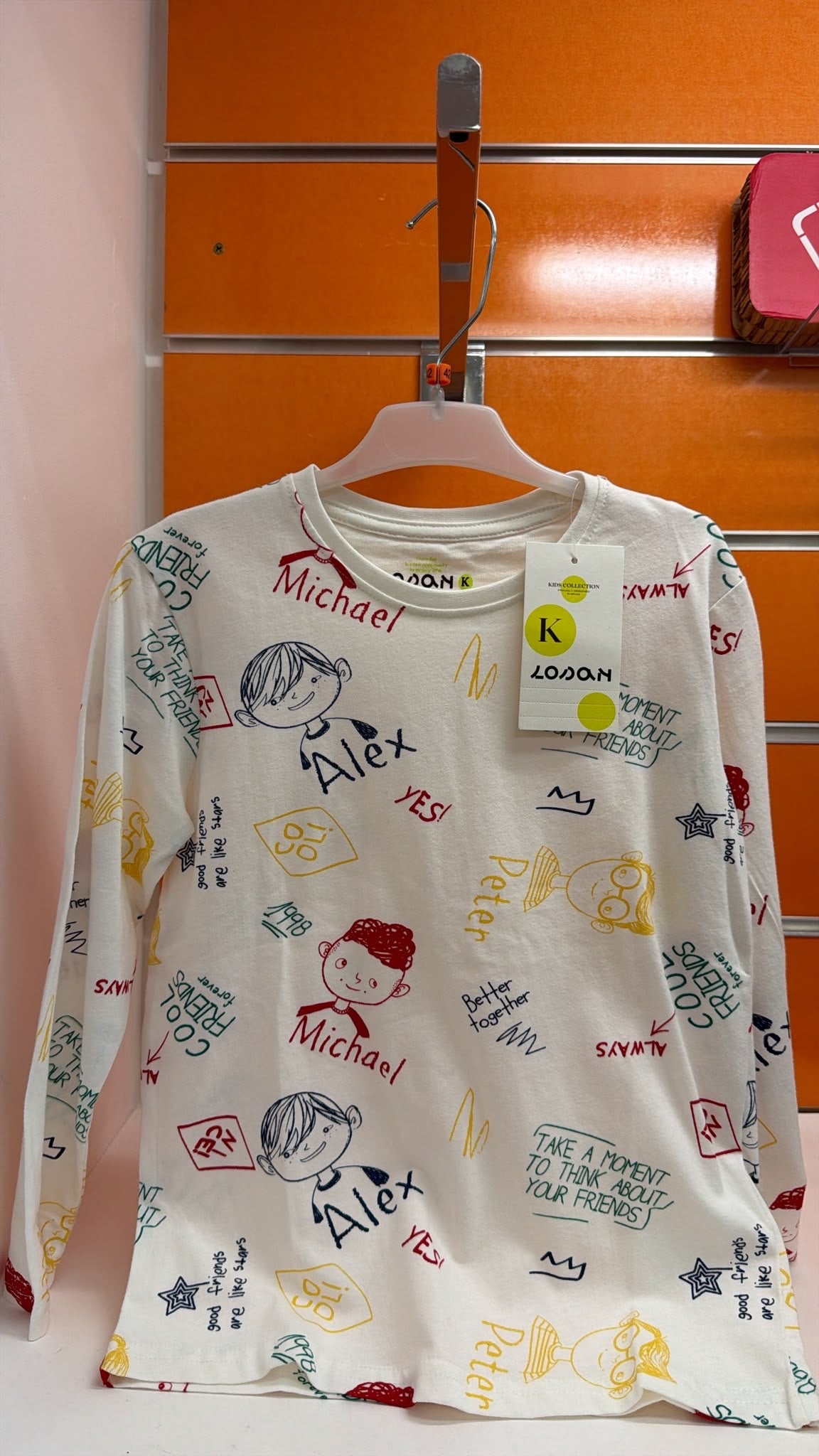 Camiseta niño Losan School Friends estampada — fotografía del producto