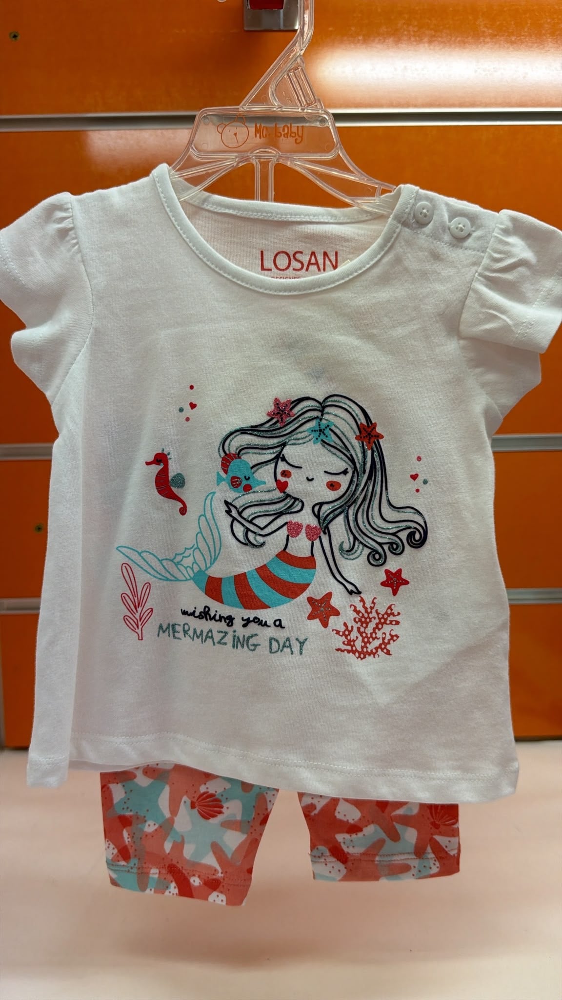 Conjunto bebé Losan sirena Under the Sea — fotografía del producto