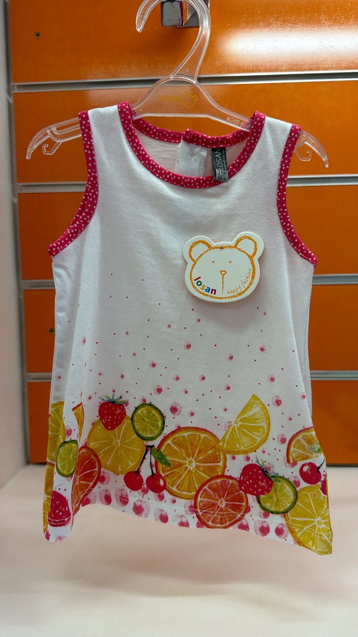 Vestido bebé Losan con cítricos — fotografía del producto