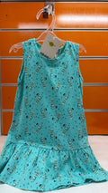 Vestido bebé Losan turquesa con cebras — fotografía del producto