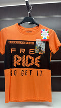 Camiseta niño Losan naranja Free Ride — fotografía del producto