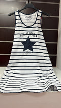 Vestido juvenil Losan marinero de rayas con estrella — fotografía del producto