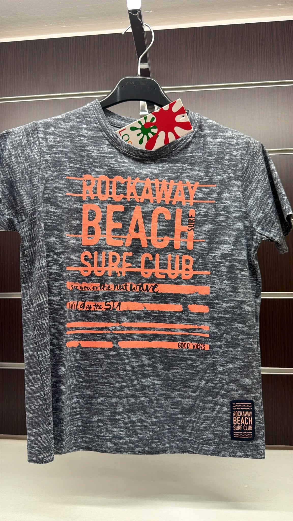 Camiseta niño Losan gris Rockaway Beach — fotografía del producto