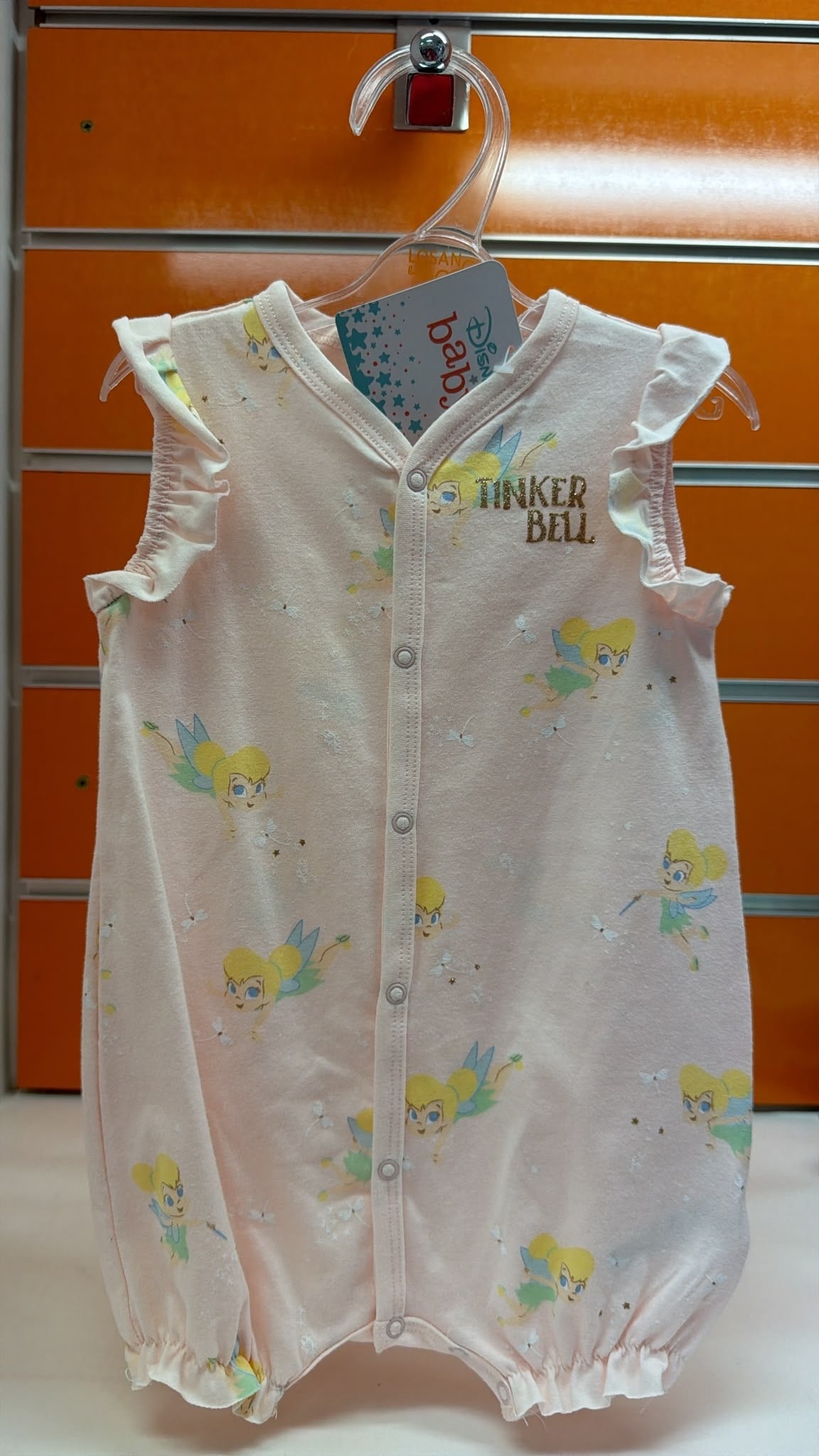 Pelele bebé Disney Campanilla rosa — fotografía del producto