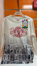 Camiseta niño Losan World School Games cruda — fotografía del producto