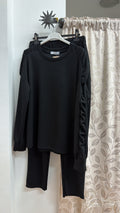 Conjunto deportivo negro — fotografía del producto