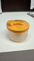 Dosificador de leche en polvo con tapa – Naranja — fotografía del producto