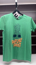 Camiseta niño Nath Kids verde piña Freshly Fruit — fotografía del producto