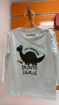 Camiseta bebé Losan dinosaurio Brontosaurus — fotografía del producto