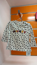 Camiseta bebé Disney Mickey con estampado de letras — fotografía del producto