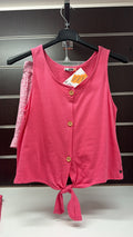 Conjunto Losan blusa fucsia y short floral — fotografía del producto