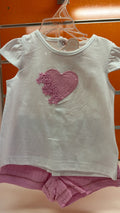 Conjunto bebé niña Losan corazón rosa — fotografía del producto