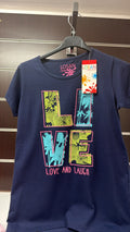 Camiseta Losan azul marino LOVE — fotografía del producto