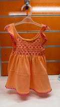 Vestido bebé Losan naranja boho — fotografía del producto