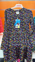 Vestido niña Losan Minnie floral azul marino — fotografía del producto