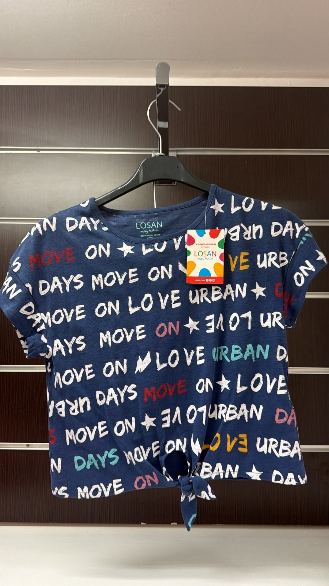 Conjunto niña Losan Urban azul marino y turquesa — fotografía del producto