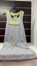 Vestido juvenil Losan gris de rayas Best Generation — fotografía del producto