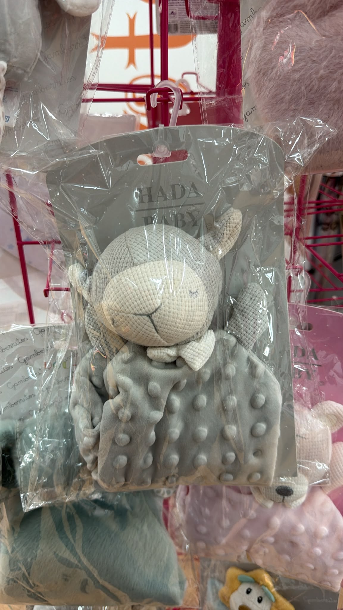 Manta de apego ovejita gris Hada Baby — fotografía del producto