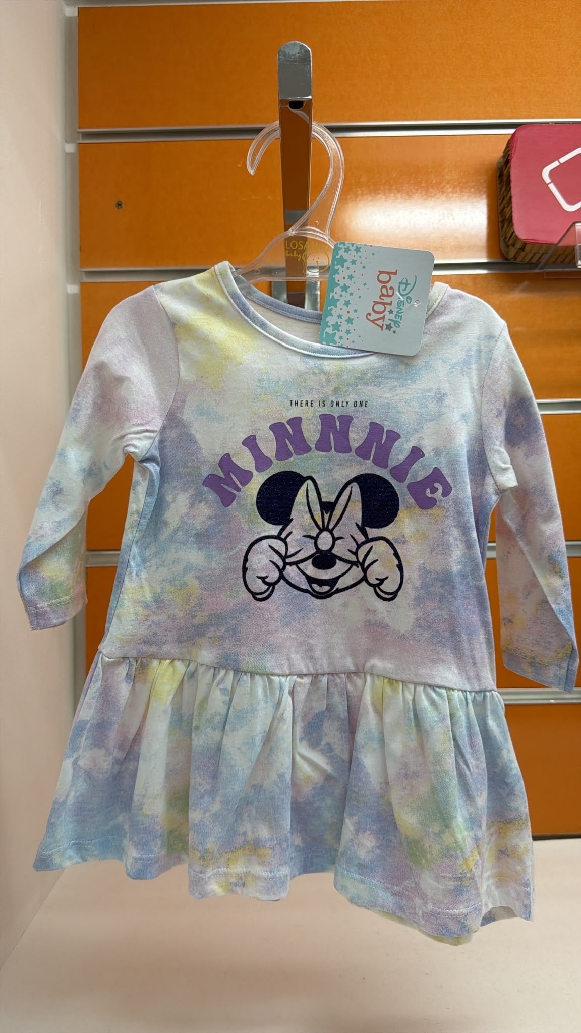Vestido bebé Disney Minnie efecto acuarela — fotografía del producto