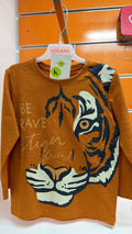 Camiseta niño Losan tigre naranja — fotografía del producto