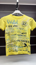 Camiseta niño Losan amarilla Wild Surf — fotografía del producto