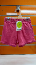 Short bebé niña Losan rosa con ribete decorativo — fotografía del producto