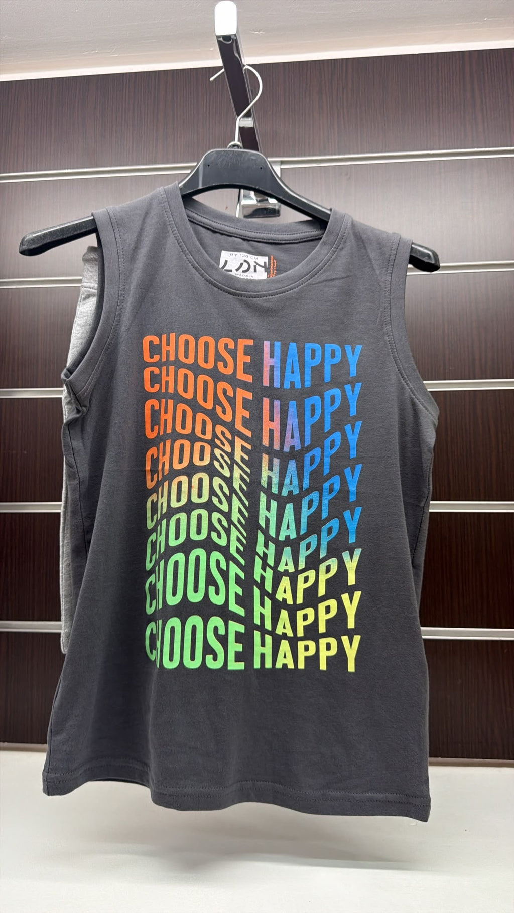 Conjunto niño Losan Choose Happy gris — fotografía del producto