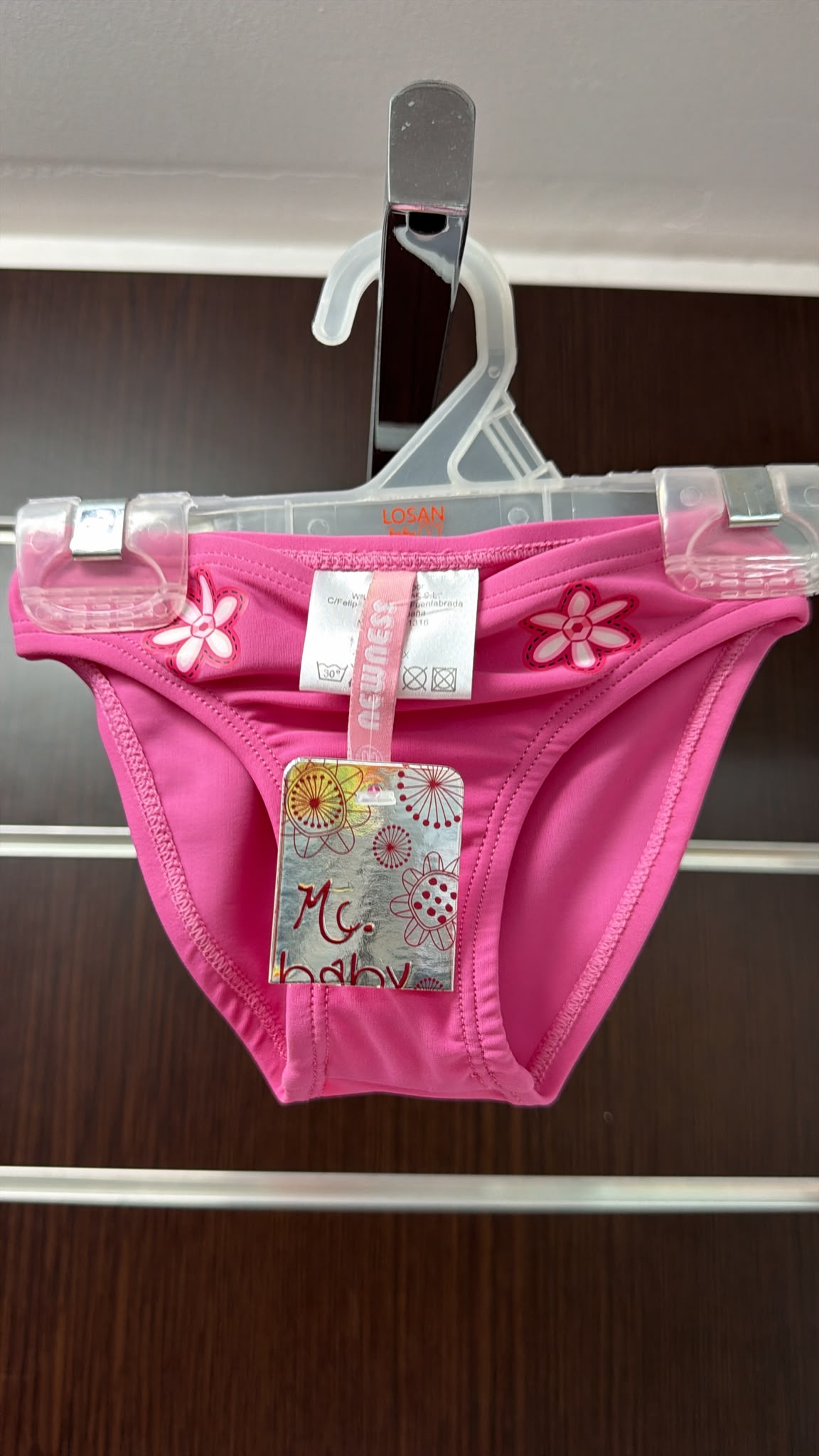 Braguita de baño niña rosa — fotografía del producto