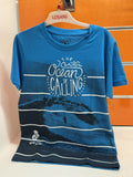 Camiseta infantil Losan azul “The Ocean is Calling” — fotografía del producto
