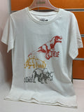 Conjunto infantil Losan camiseta dinosaurios y bermuda verde — fotografía del producto