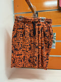 Bermuda infantil Losan naranja estampado tropical — fotografía del producto