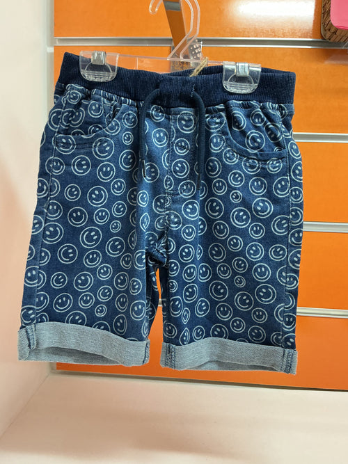 Bermuda infantil Losan denim con caritas — fotografía del producto