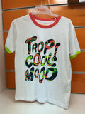 Camiseta infantil Losan blanca “Tropi Cool Mood” — fotografía del producto