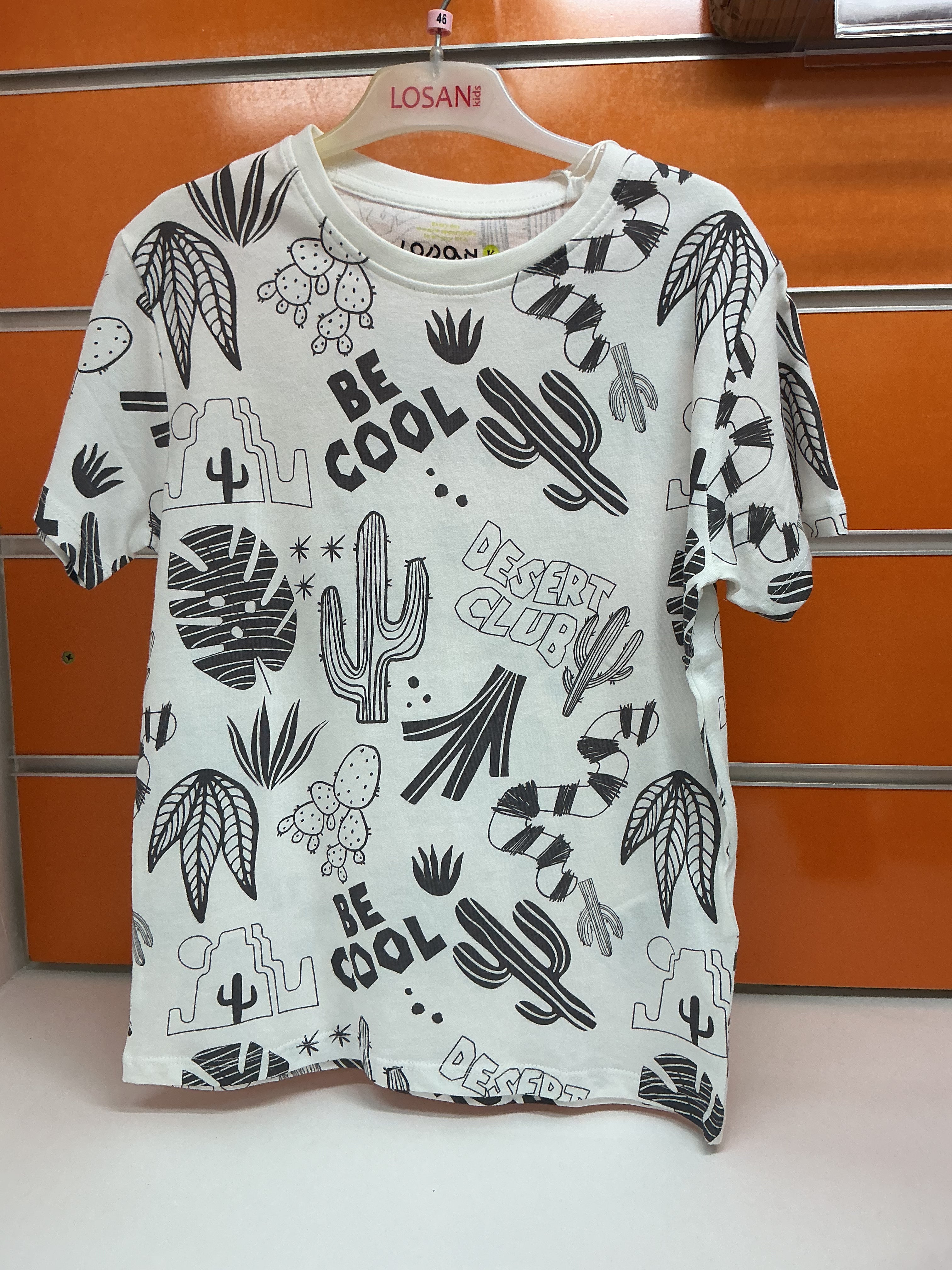 Camiseta infantil Losan blanca “Desert Club” — fotografía del producto
