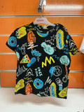 Conjunto bebé Tuc Tuc camiseta negra y bermuda azul “Have Fun” — fotografía del producto