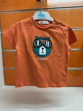 Conjunto bebé Street Monkey camiseta scooter y bermuda verde — fotografía del producto