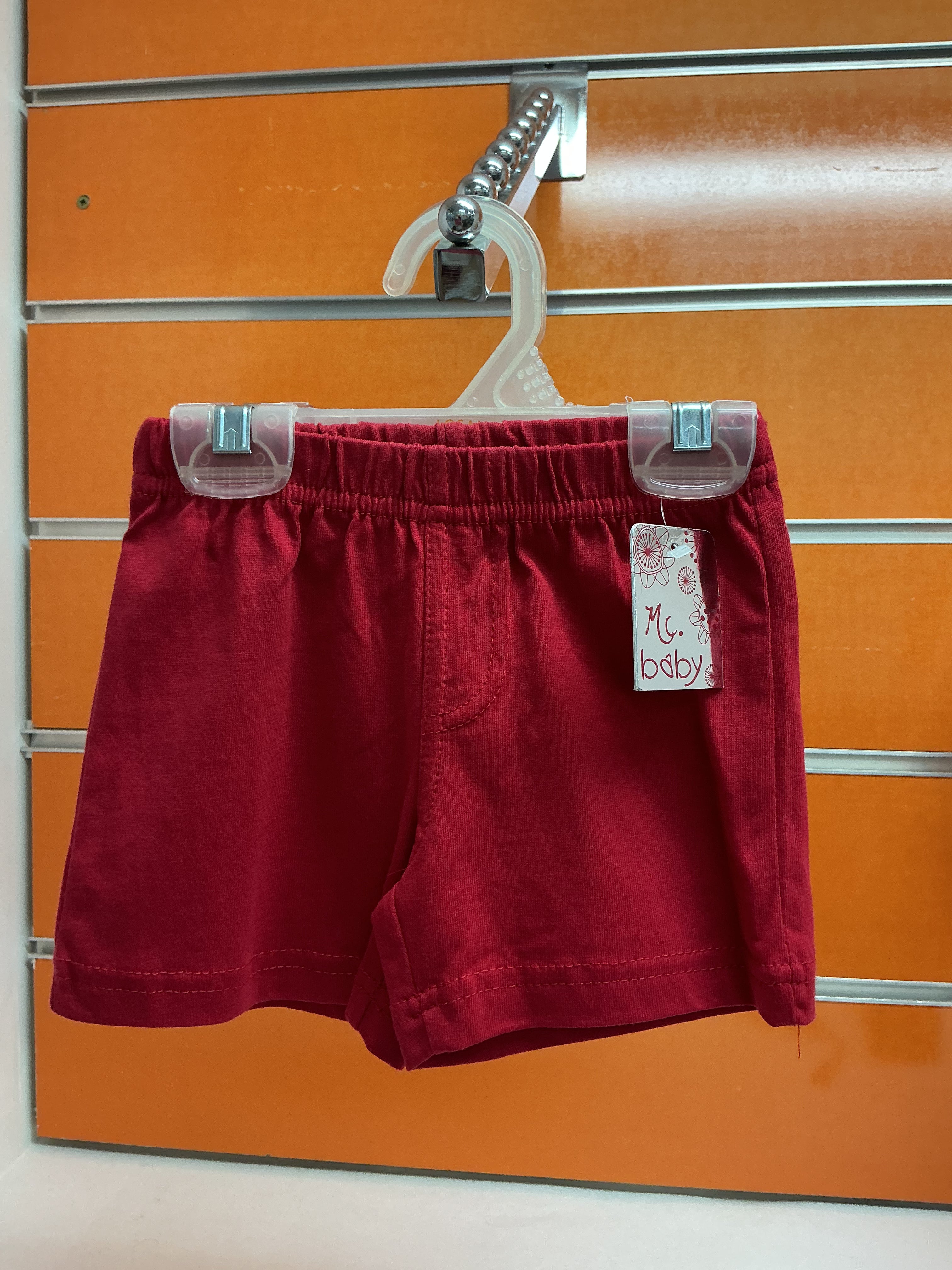 Bermuda bebé Mc Baby roja básica — fotografía del producto