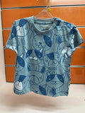 Camiseta bebé Losan azul perritos — fotografía del producto