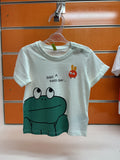 Camiseta bebé Losan blanca rana Have a Good Day — fotografía del producto