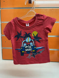 Camiseta bebé Tuc Tuc roja California Waves — fotografía del producto