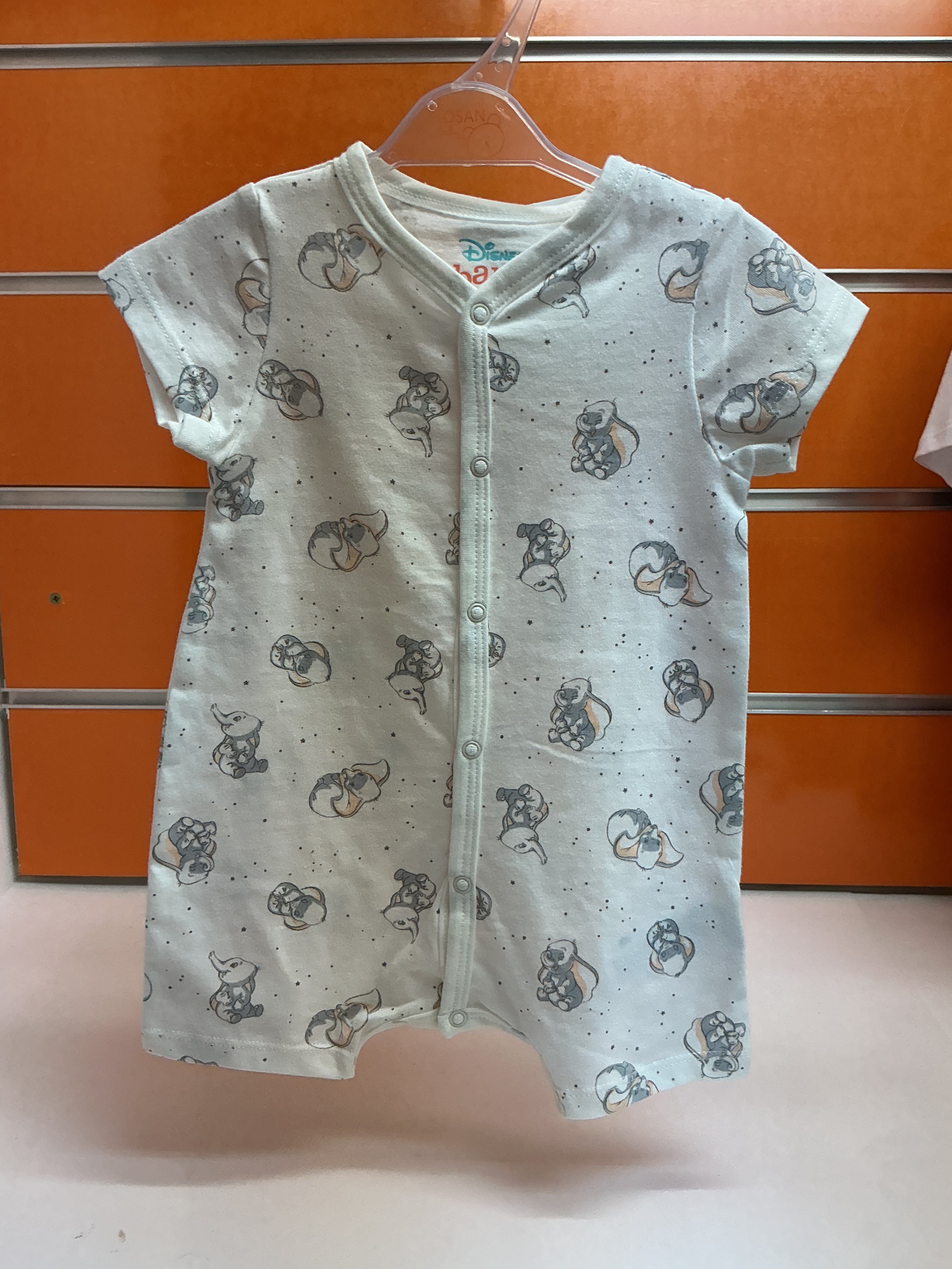 Pelele bebé Disney Dumbo blanco — fotografía del producto